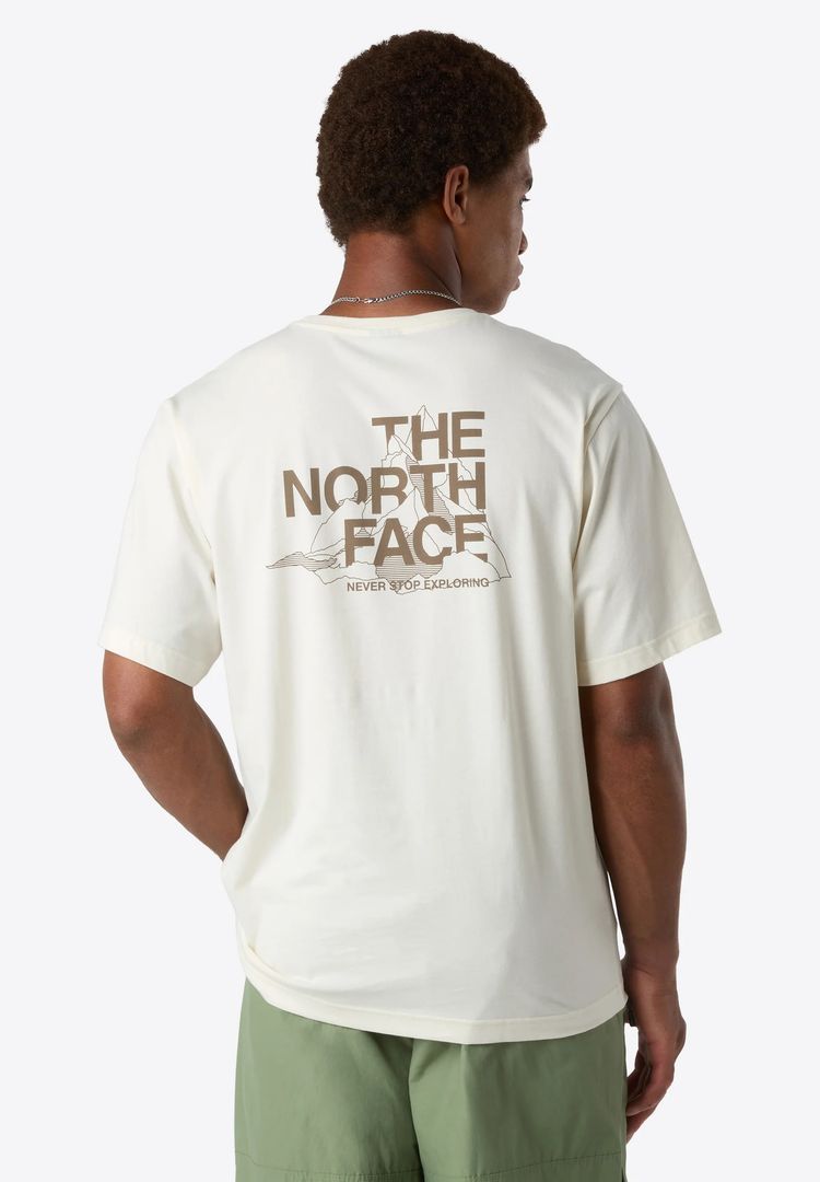 The North Face Mountain Sketch T-Shirt Cream
